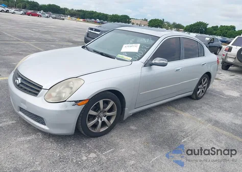 2006 Infiniti G35 из США, поврежденный, VIN JNKCV51EX6M501032